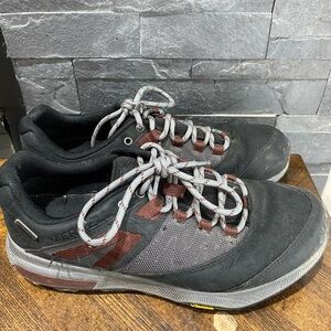 Merrell Black and Brown Athletic Shoes with Rugged Outsole